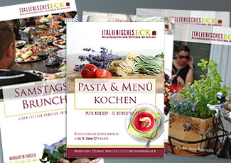 Arbeitsprobe Grafikdesign für Italienisches Eck