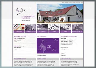 Webdesign Glasmanufaktur Dalmsdorf