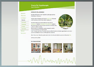 Webdesign Ergotherapie David Badock