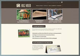 Webdesign Holz-Meier